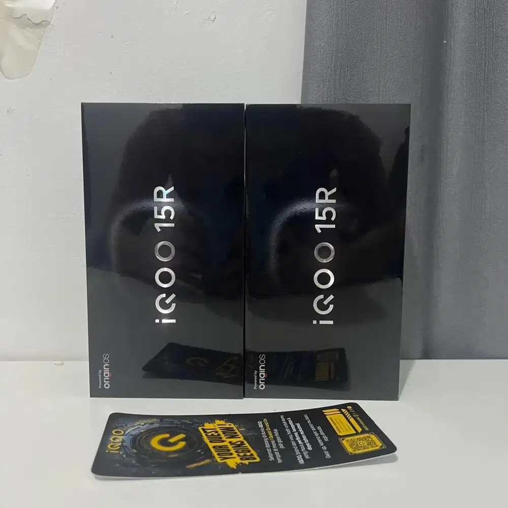 Iqoo 15r 8/256gb black/silver new bnib