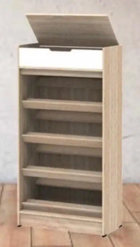 JUAL RAK SEPATU MINIMALIS PARTIKEL BOARD