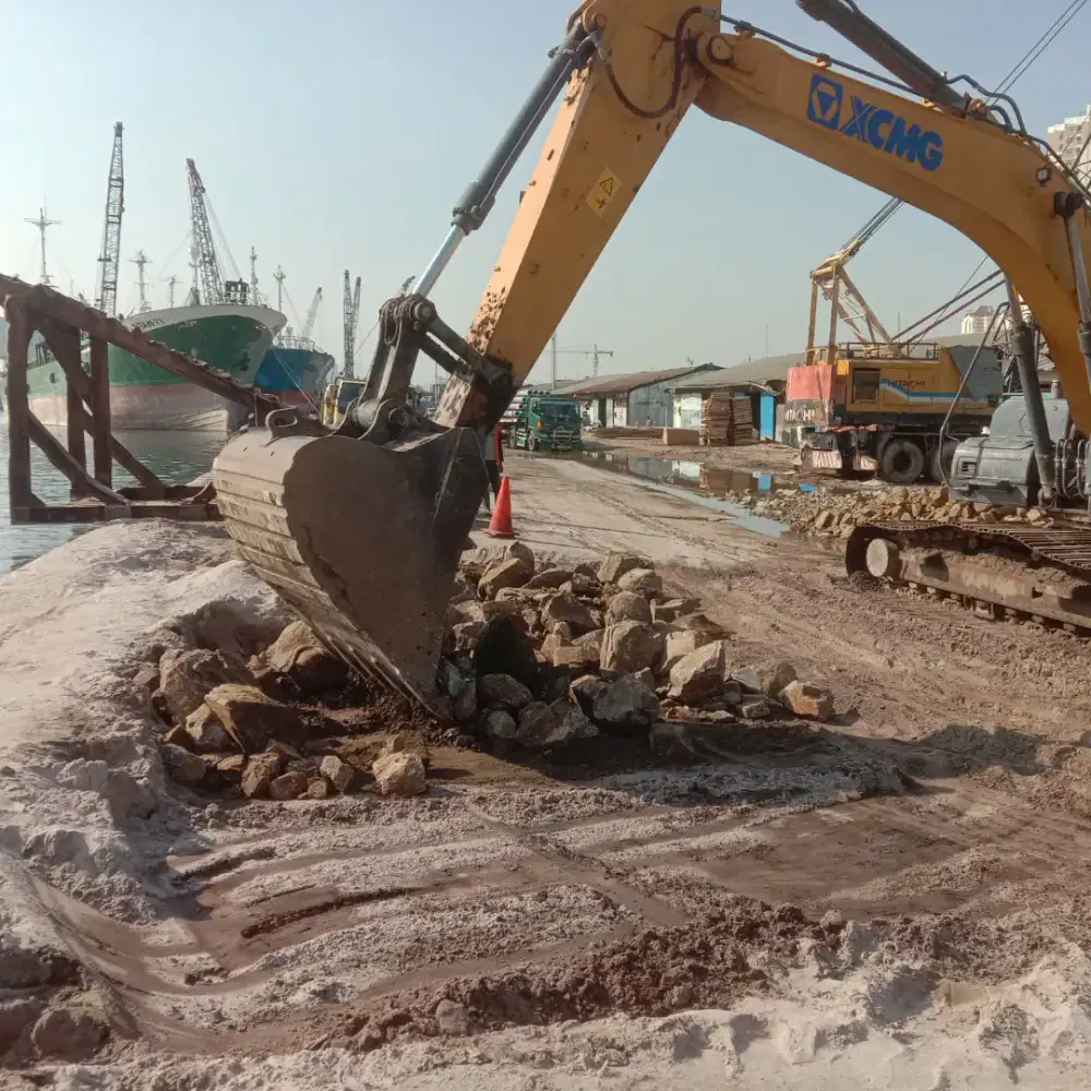 Material pasir bangka basecourse sirtu batu split