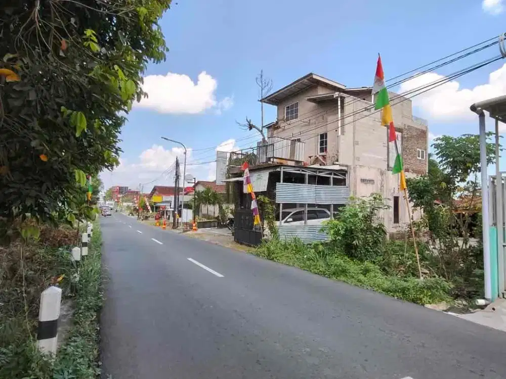 Tanah strategis akses jalan aspal Dekat SD model Selomartani Kalasan