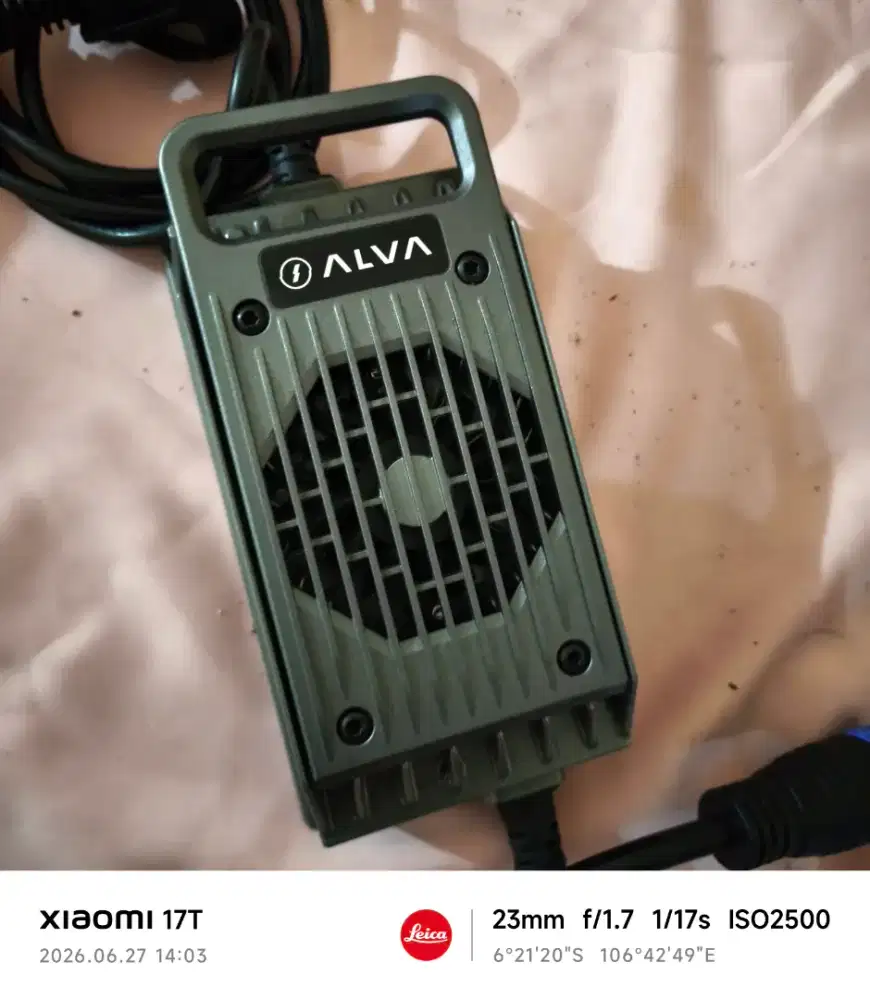 charger alva n3 6a 500watt bawaan original asli