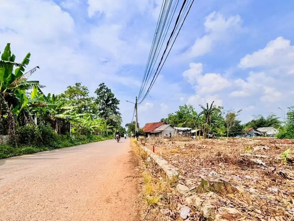 Kavling Cisauk Tepi Jalan,Dekat Perumahan Hiera BSD