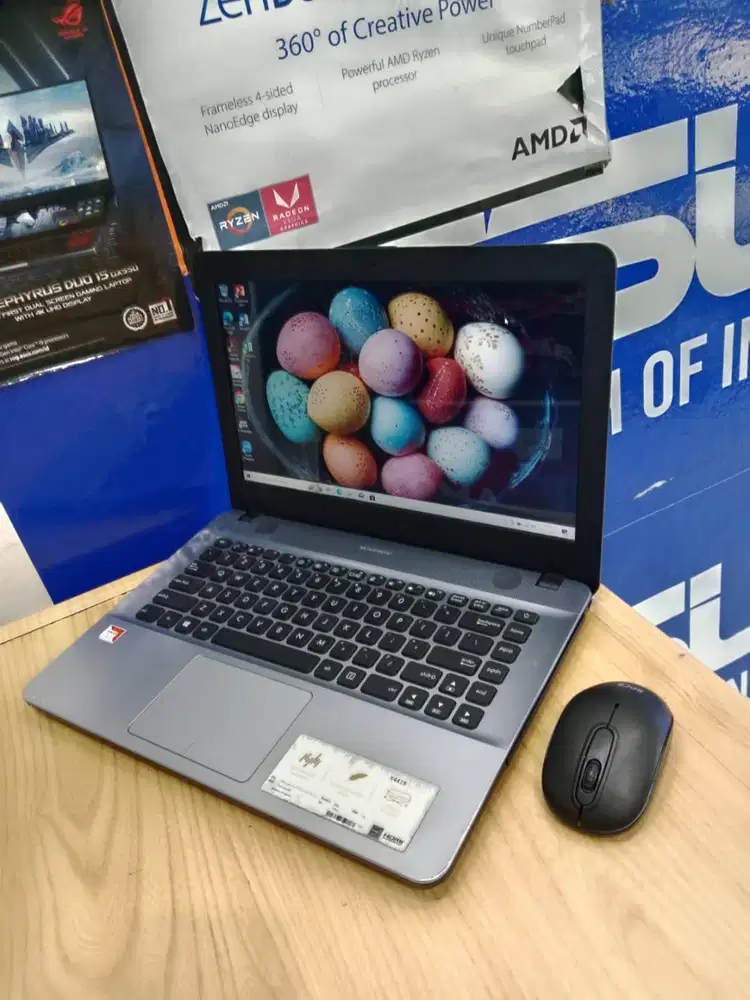 PROMO LAPTOP ASUS X441B RAM 4G HDD 1000GB SIAP PAKAI SEKOLAH