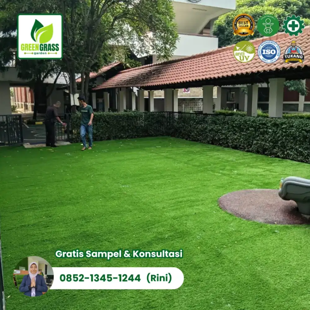 Jual Rumput Sintetis Halaman Belakang
