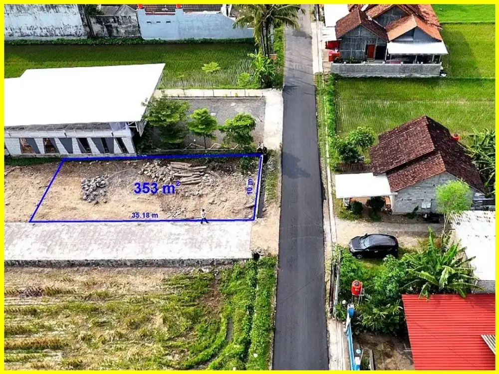 Dekat Pasar Beringharjo Jual Tanah Yogyakarta di Jl. Tegalyoso