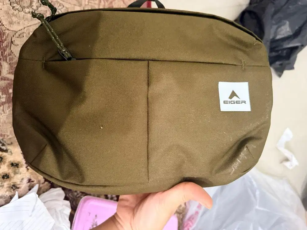 Tas pria merkkkk eiger baru belum pernah dipake