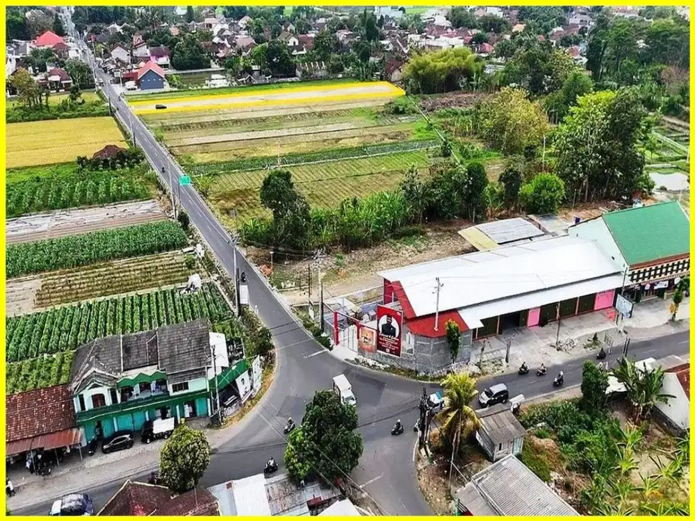 Dekat Pasar Godean Dijual Tanah Sleman di Jl. Sidokarto