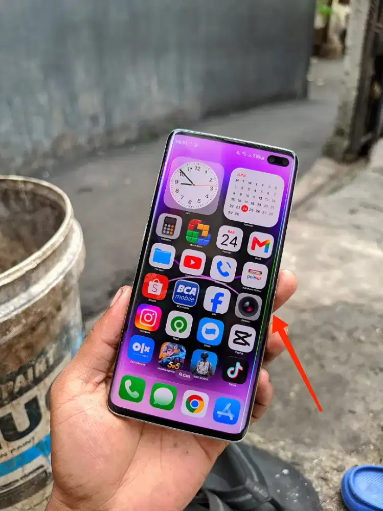 Samsung S10 plus 8/128gb siap pakai baca postingan