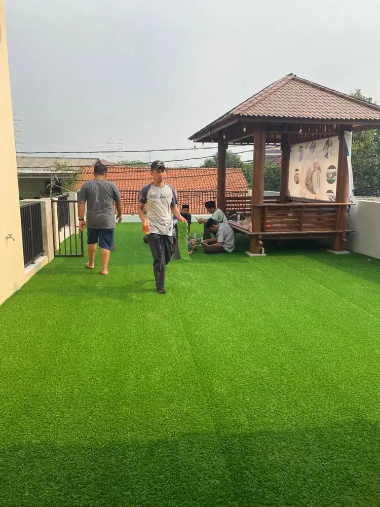 Rumput Sintetis Murah Untuk Dekorasi Caffe / Taman Gratis Ongkir / COD