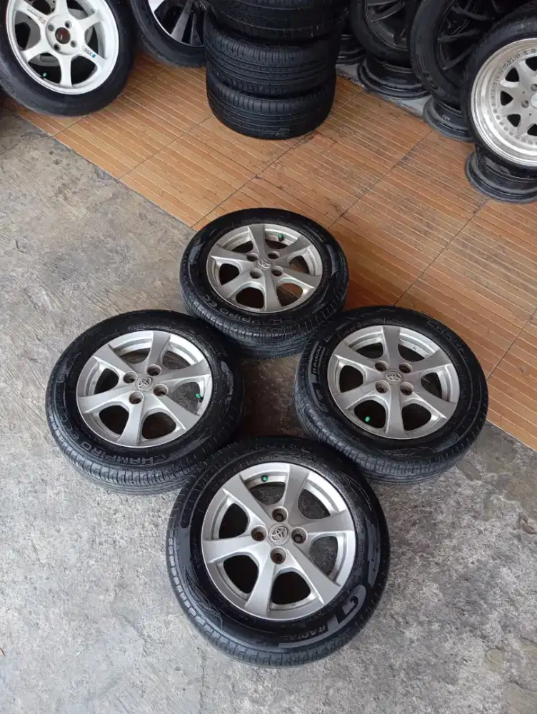 VELG OEM TOYOTA AGYA RING 14 PCD 4X100 PLUS BAN