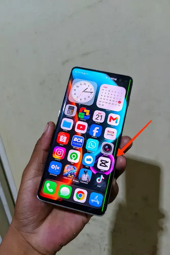 Samsung S10 plus 8/128gb siap pakai baca postingan