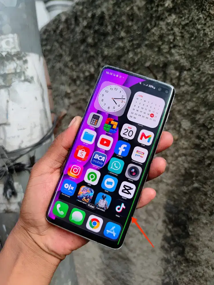 Samsung S10 plus 8/128gb siap pakai baca postingan