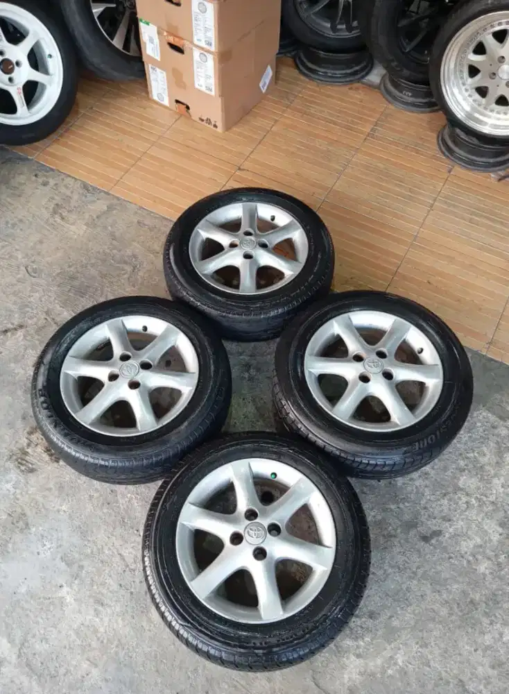VELG OEM TOYOTA ALTIS RING 15 PCD 4X100 PLUS BAN