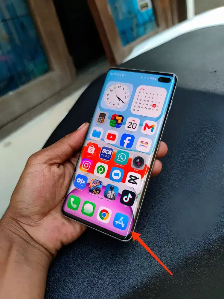 Samsung S10 plus 8/128gb siap pakai baca postingan