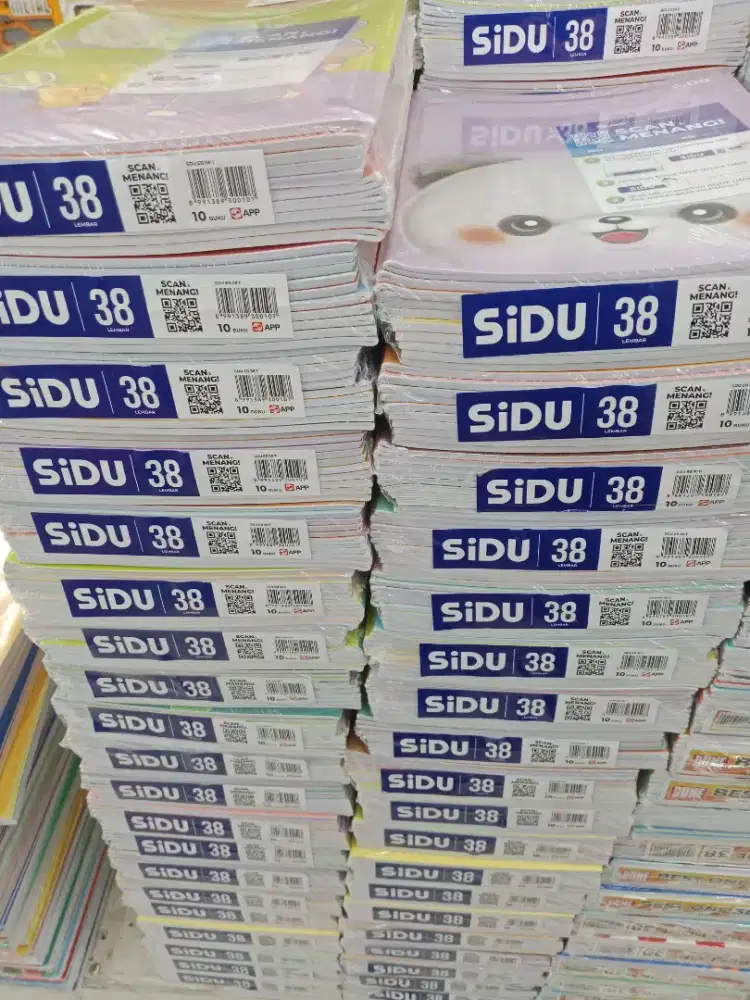 Buku tulis SiDU isi 38 lembar