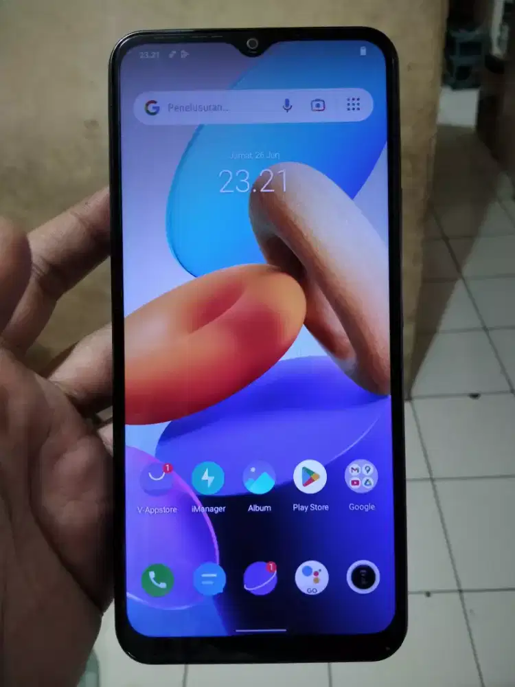 Vivo Y02 4G 3/32 layar 6.5 inchi mulus