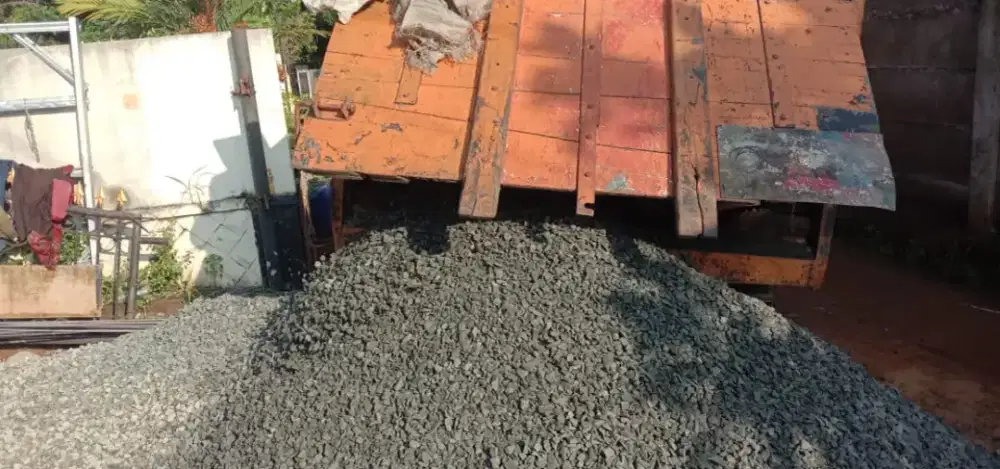 Material basecourse std batu split makadam