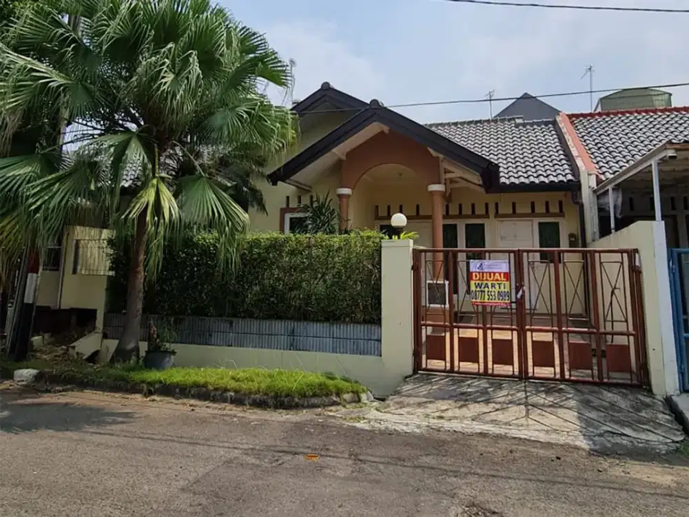 Dijual Rumah Cantik 1 Lantai di Perumahan Taman Laguna Cibubur, Bekasi, Jawa Barat