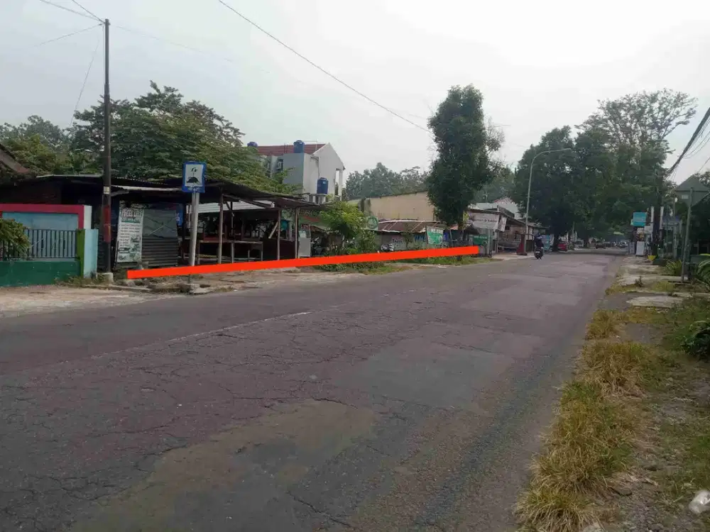 JUAL LAHAN BAGUS TEPI JLN RAYA WEDOMARTANI NGEMPLAK