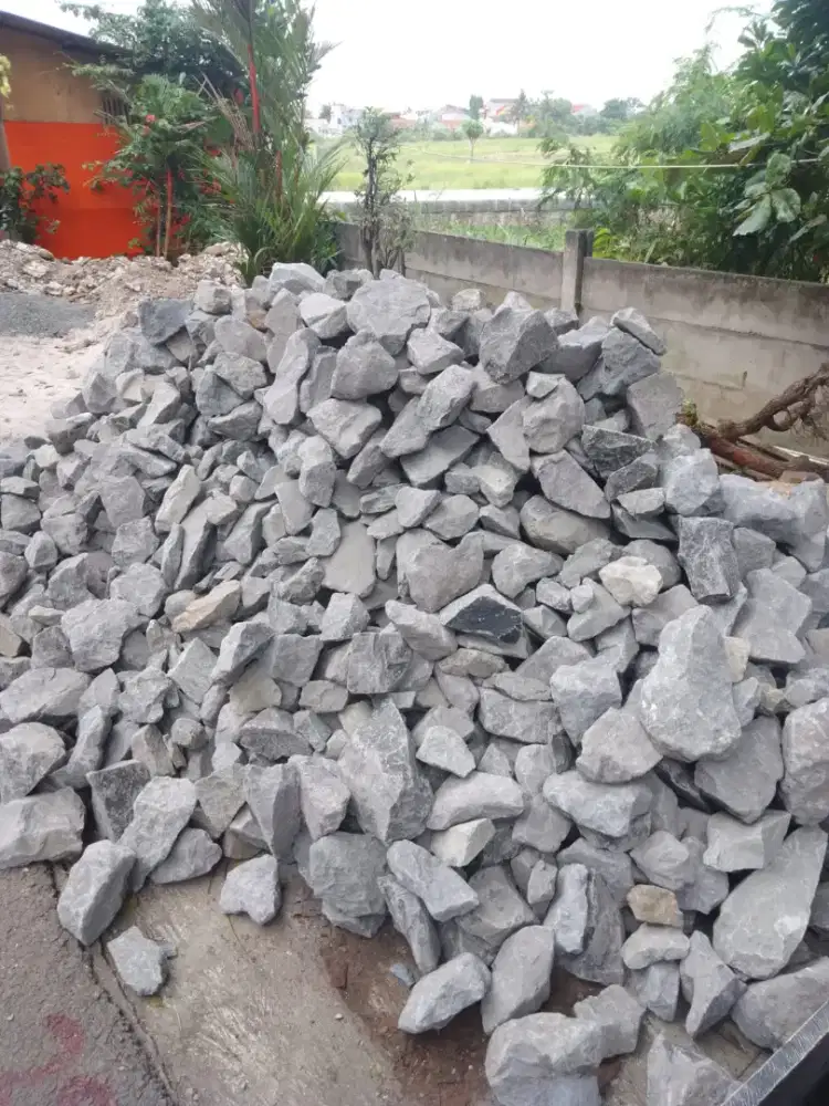 Sirdam sirtu gunung limestone abu batu pasir pasang batu belah kali