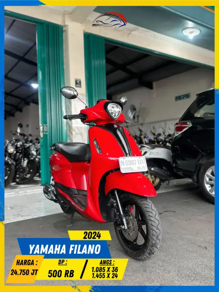 YAMAHA GRAND FILANO 2024 SIAP PANTAU BOSSKU HIKMAH MOTOR KEPUH MALANG