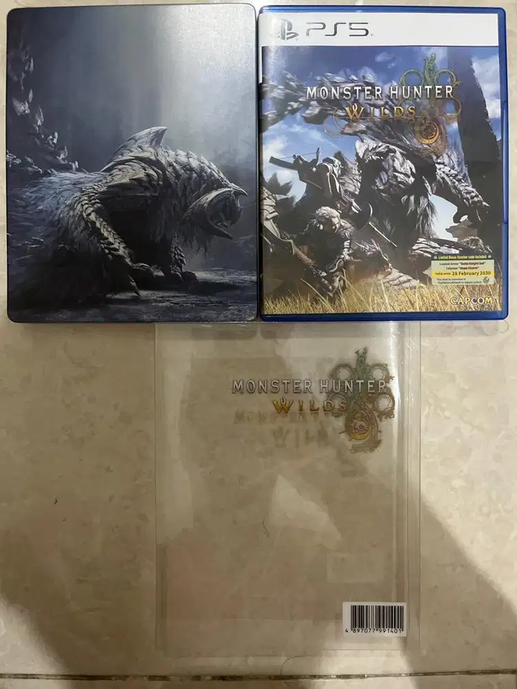 Monster Hunter Wilds reg3  PS5 steelbook edition