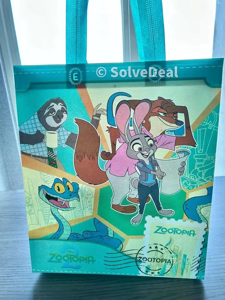 Tas Belanja Disney Zootopia 2 Toska Eco Bag Ramah Lingkungan
