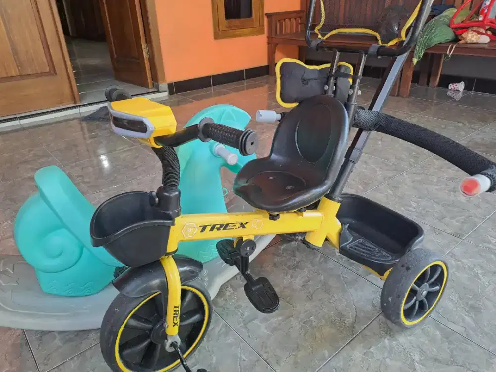 sepeda anak anak dan kuda kudaan
