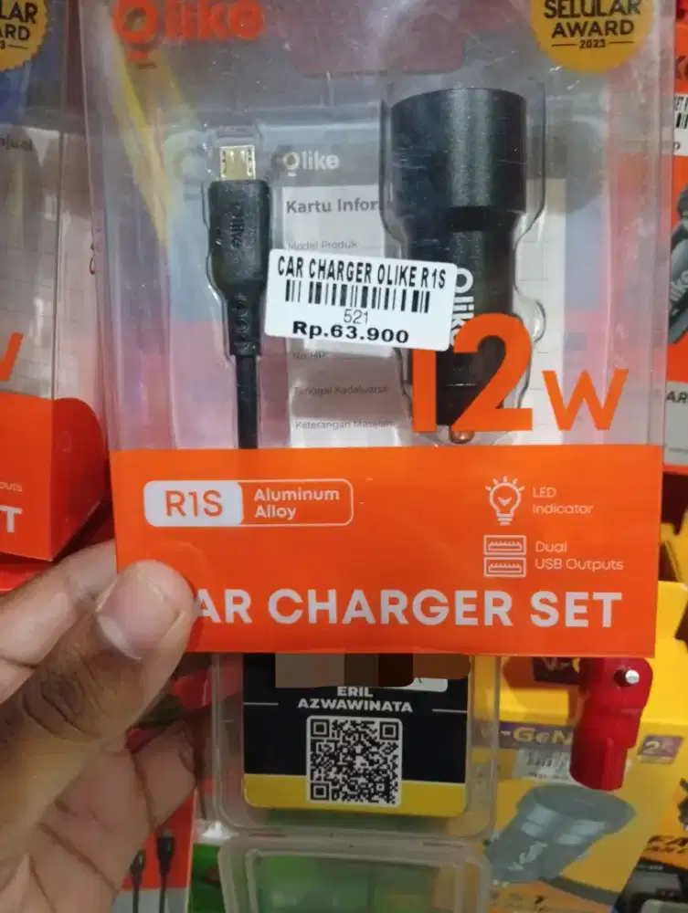 CAR CHARGER OLIKE R1S l ATLANTIS DAHSYAT