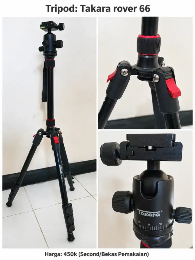 Tripod Aluminium - Takara Rover 66