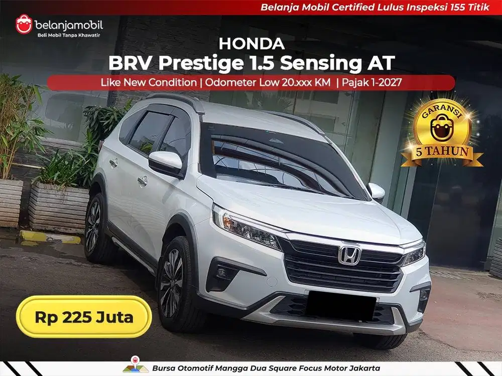 [ LOW KM 20RB ] Honda BR-V BRV BR V Prestige 1.5 Sensing AT 2023 2024