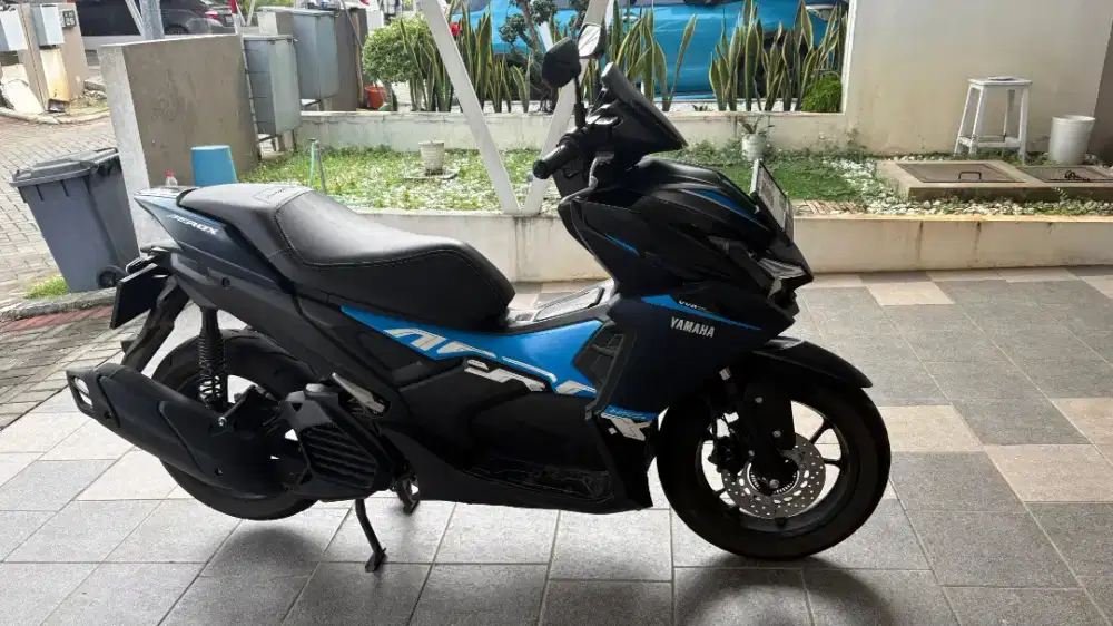 Aerox Alpha Matte Blue Tahun 2025