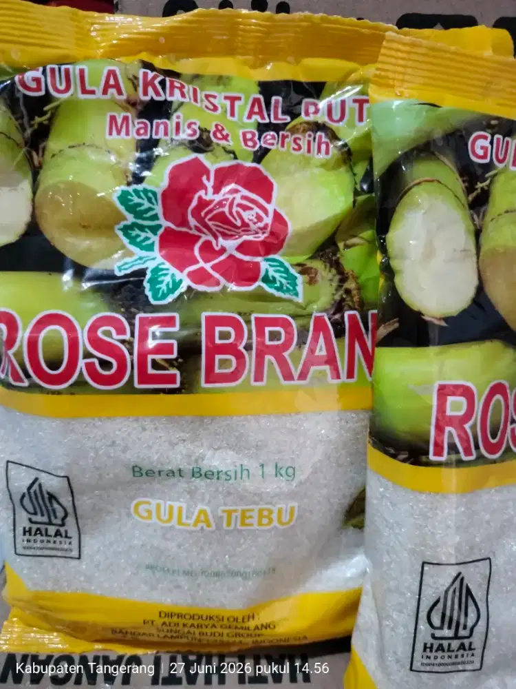 Gula pasir rose brand