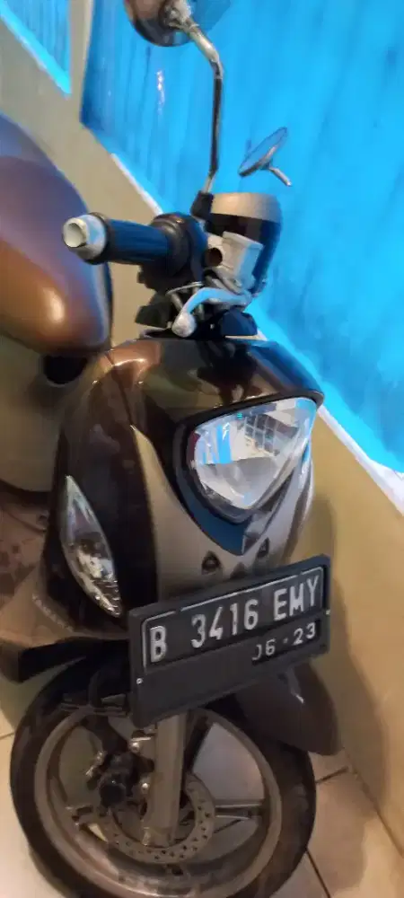 Yamaha Fino 125 (coklat coffe) 2016 - Mesin halus & Pajak hidup