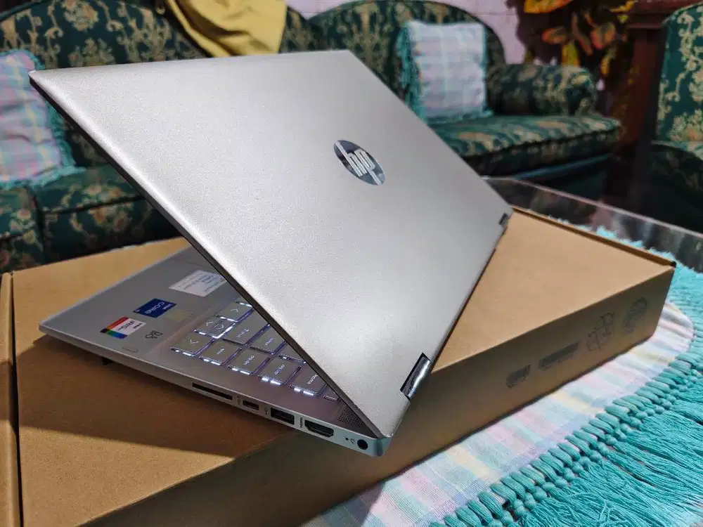Mewah bgt, laptop hp pavilion x360 dw series, design premium