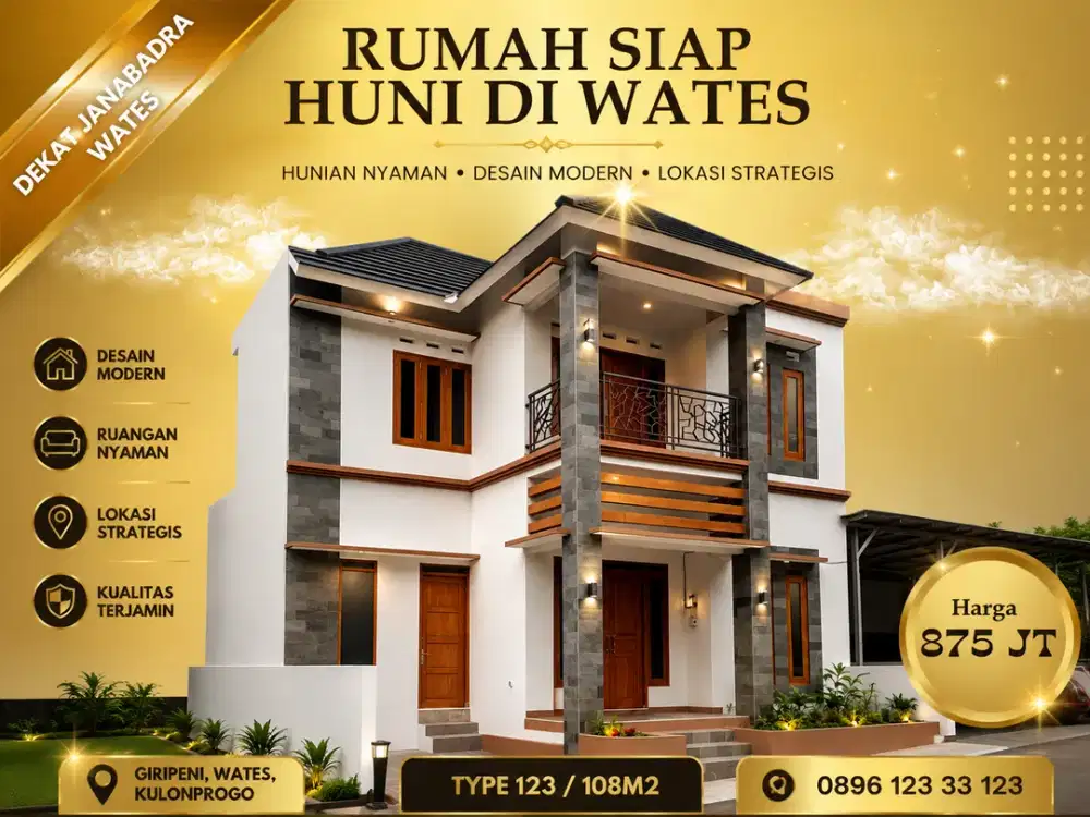 rumah siap huni di wates
