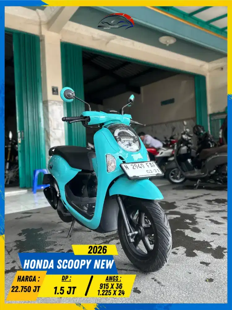 HONDA SCOOPY NEW 2026 BEKAS RASA BARU HIKMAH MOTOR KEPUH MALANG