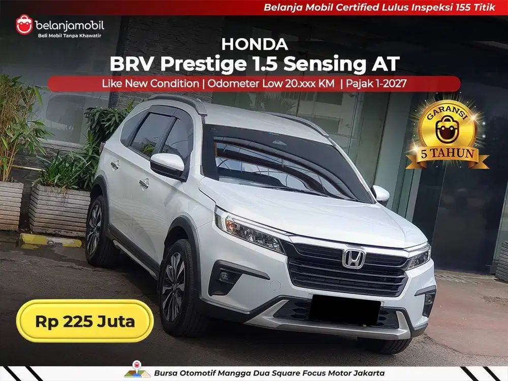 [ LOW KM 20RB ] Honda BR-V BRV BR V Prestige 1.5 Sensing AT 2023 2024