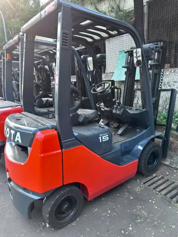Forklift Toyota 1,5 Ton,Manual,Tiang 3 Meter,1DZ-II,8FD15Tahun 2019