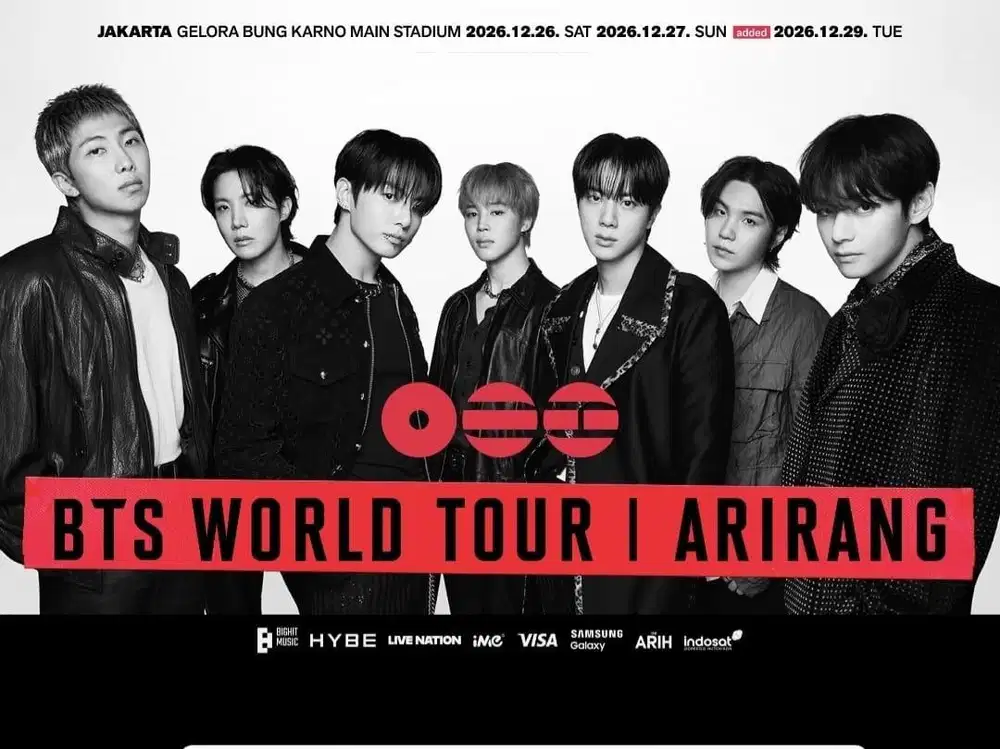 TIKET BTS WORLD TOUR DAY 3 | PLATINUM TRIBUN