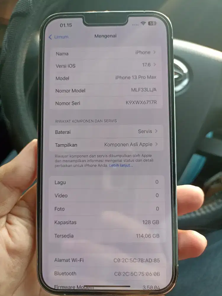 Iphone 13 Promax 128GB inter
