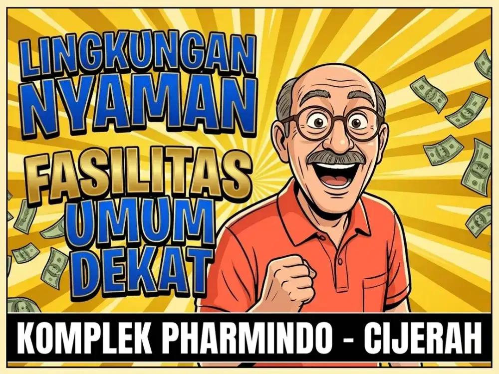 JUAL RUMAH DI KOMPLEK PHARMINDO, CIJERAH, MELONG, CIMAHI.