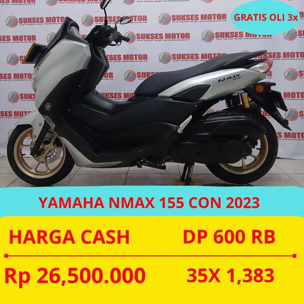 YAMAHA NMAX 155 CON 2023 DP MURAH 600 RIBU GUYS