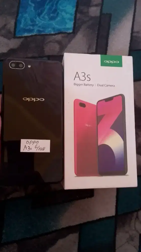 Jual hp Oppo A3s RAM 6.internal 128