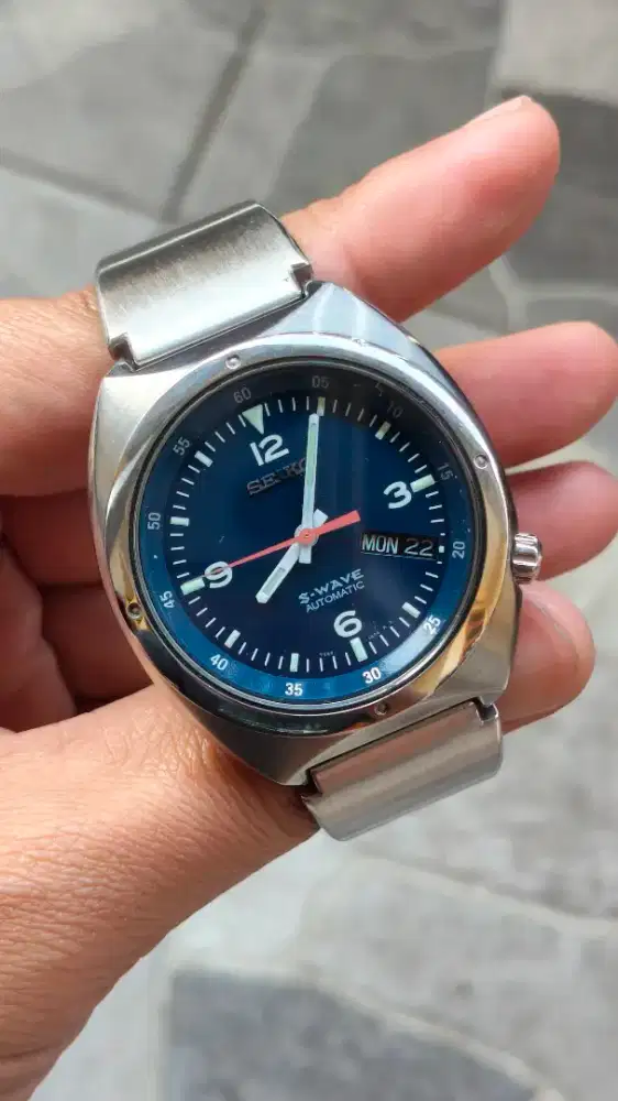 Seiko S wave Blue Dials