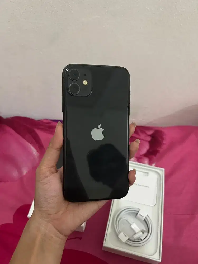 Iphone 11 64GB All Op Pemakain pribadi fullset mulus no minus