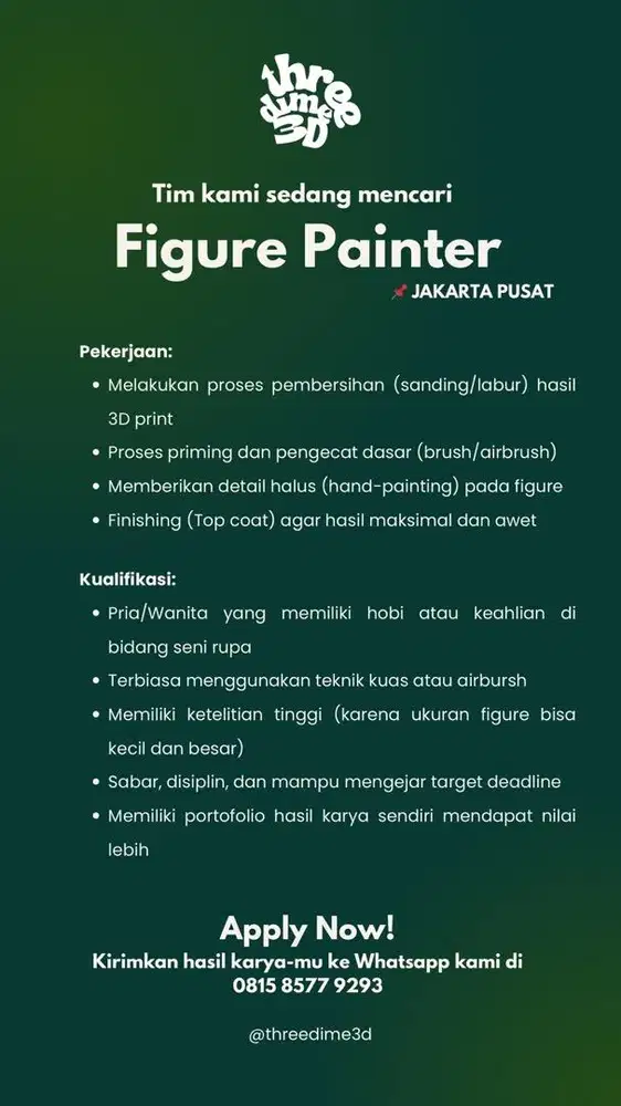 CAT FIGURE/ FIGURE PAINTER (kuas / airbrush)