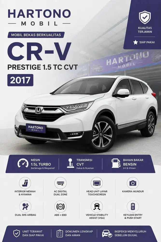 CRV1.5 Turbo Prestige Bensin-AT