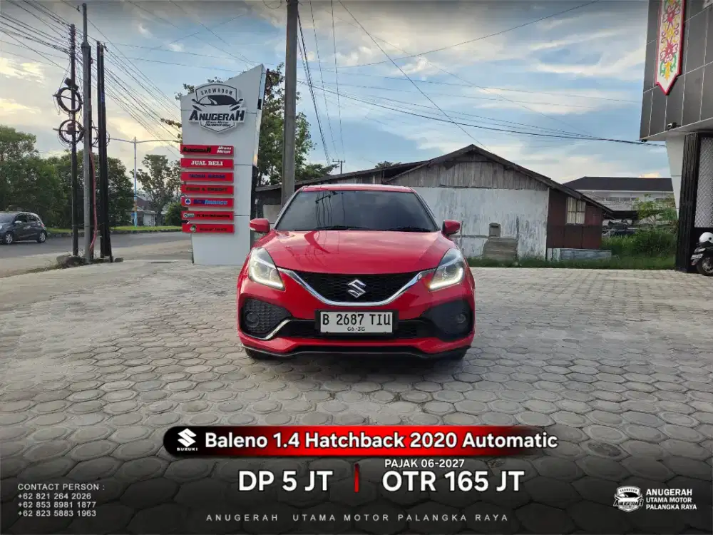 Dp 5jt Baleno Hatchback 1.4 AT 2020 Pjk 06-2027