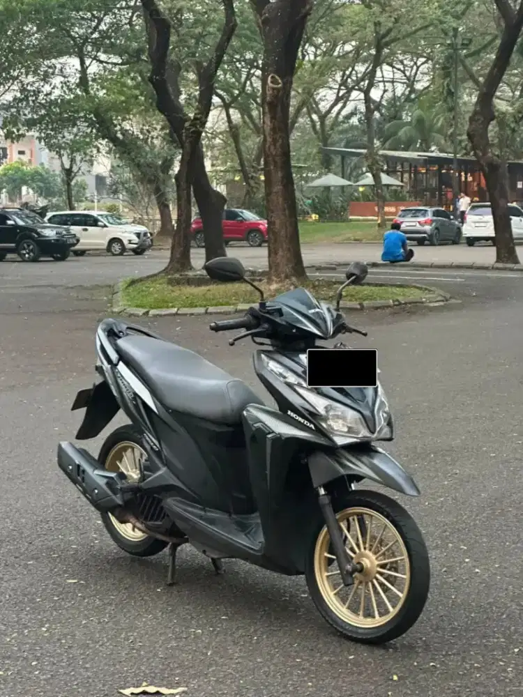 Honda Vario 125 KZR 2013 Hitam Pajak Hidup Siap Pakai No Minus